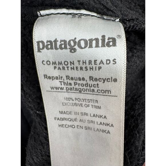 Patagonia Better Sweater Coat Womens Small Dark Gray Fleece Thigh Length - Picture 9 of 12